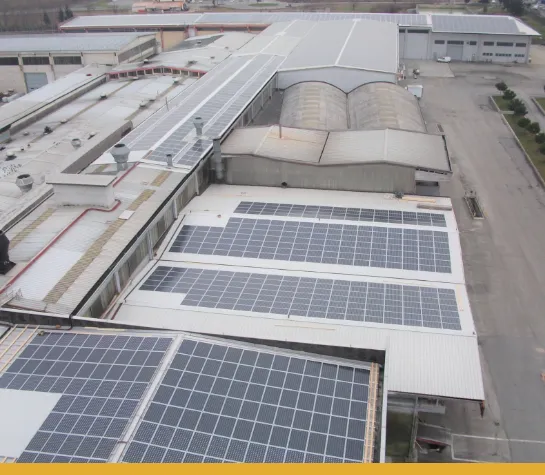 fotovoltaico a tetto di media taglia