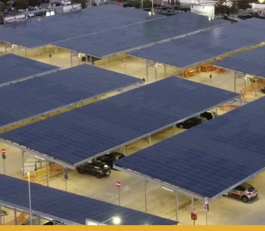 Pensiline fotovoltaiche